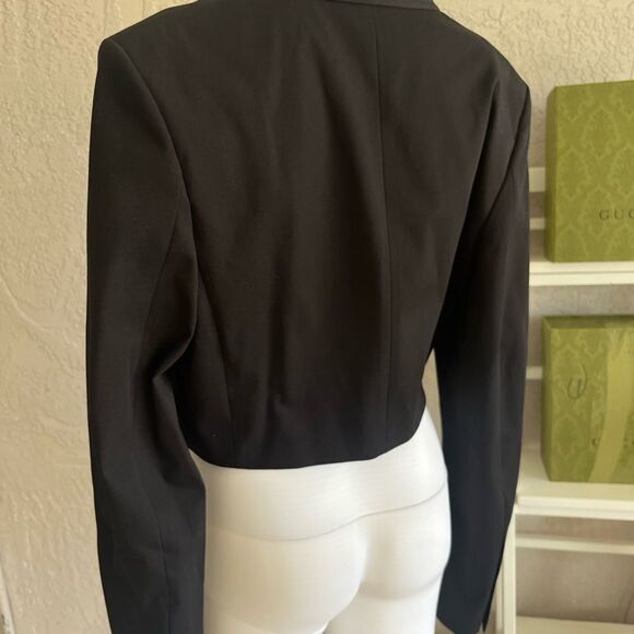 Helmut Lang Belted CRP Rider Blazer Black 8 NWT - Picture 8 of 16